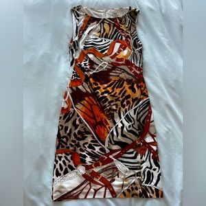 Caché animal print dress NEVER WORN